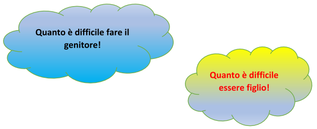 Quanto è difficile fare il genitore! ... Quanto è difficile essere figlio!