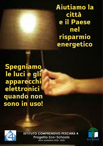 aiutiamo la città e il paese nel risparmio energetico. Spegniamo le luci e gli apparecchi elettronici quando non sono in uso!