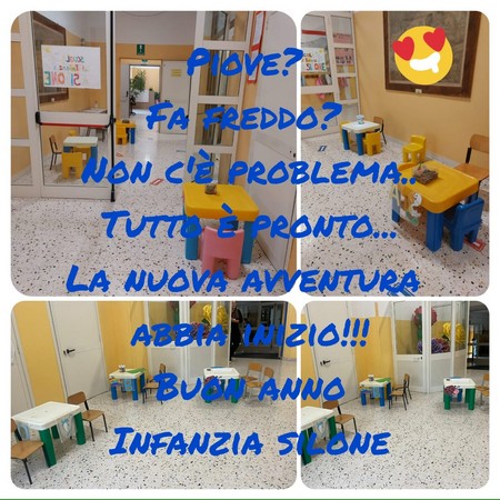 piove? Fa freddo? Non c'è problema, tutto è pronto... La nuova avventura abbia inizio!!! Buon anno, Infanzia Silone